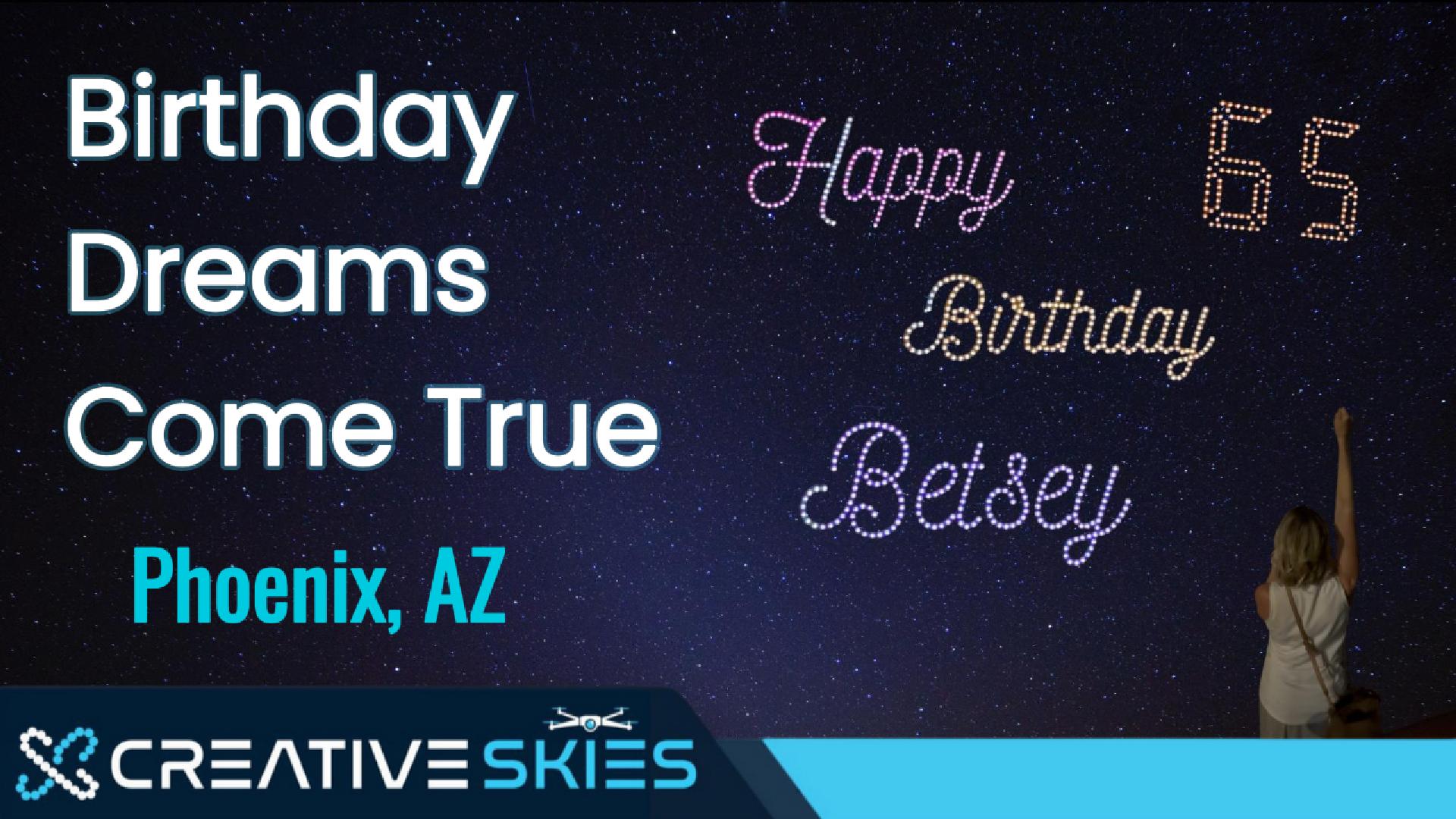 Happy Birthday Drone Show